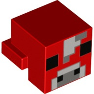 Lego hlava, červená (6162537)